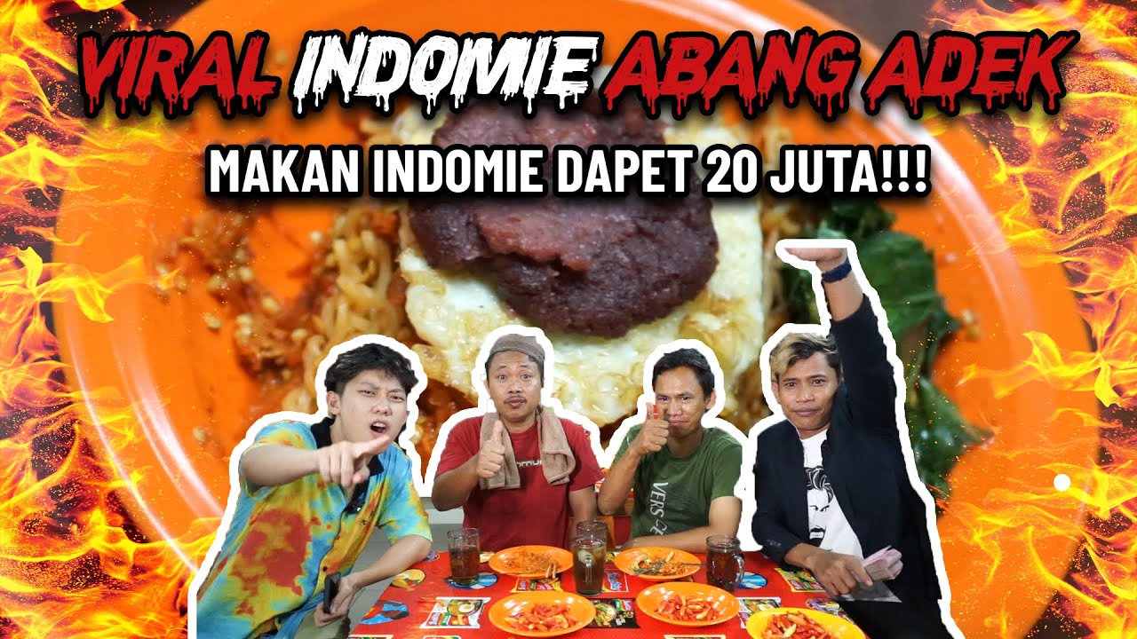 NEKAT MAKAN INDOMIE ABANG ADEK PAKE CABE 100!!! FT @williesalim