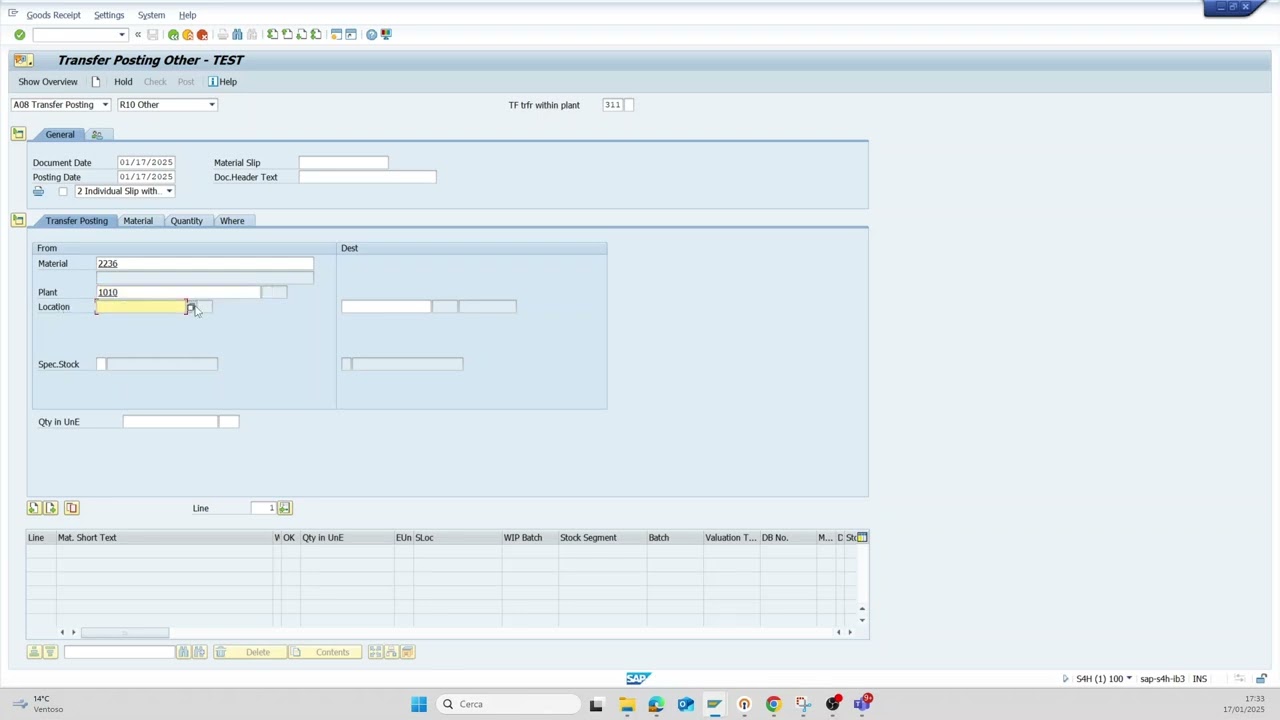 How to transfer stock between storage locations in SAP