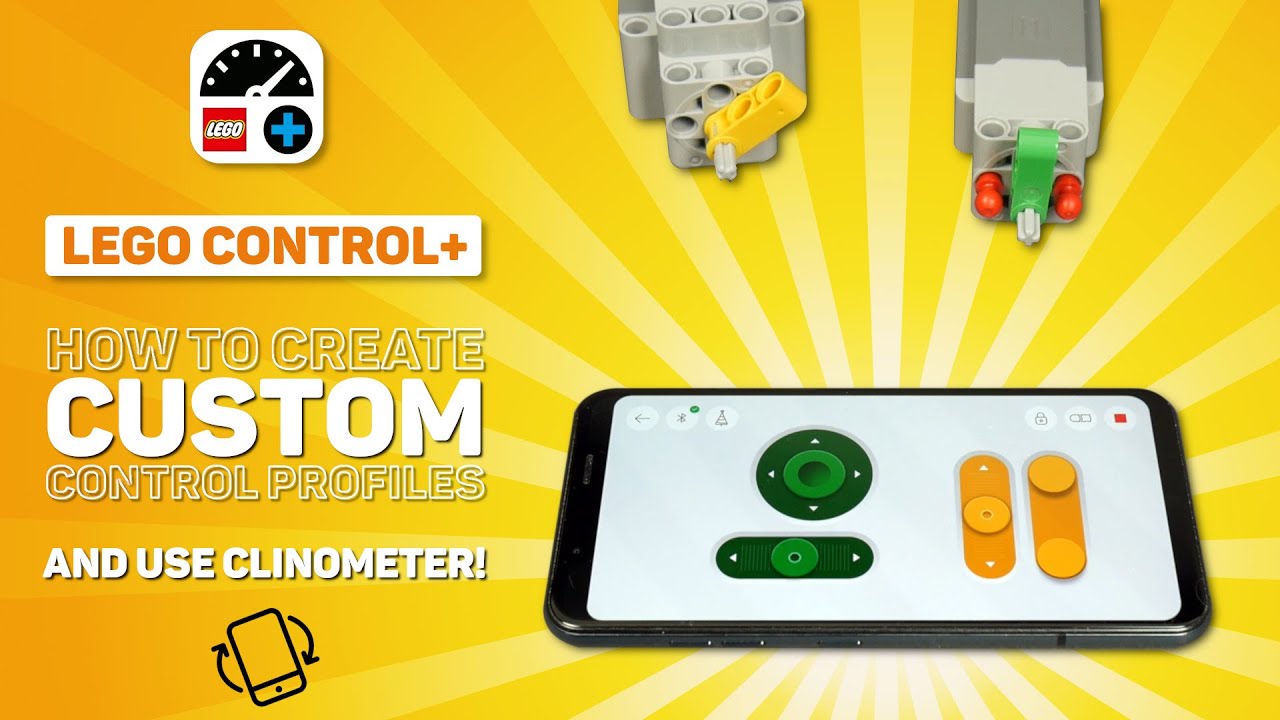 LEGO Control+: Creating custom controls & steering by tilting your phone!