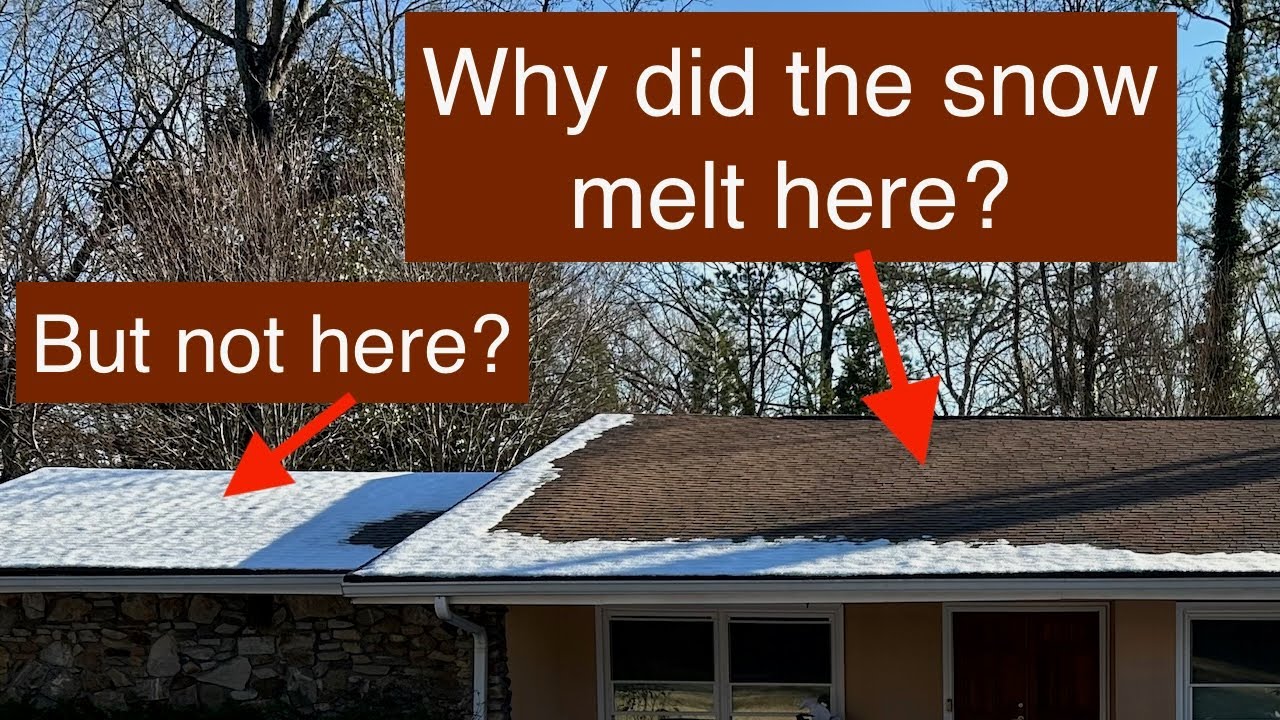 Reading the Roof for Heat Loss After It Snows