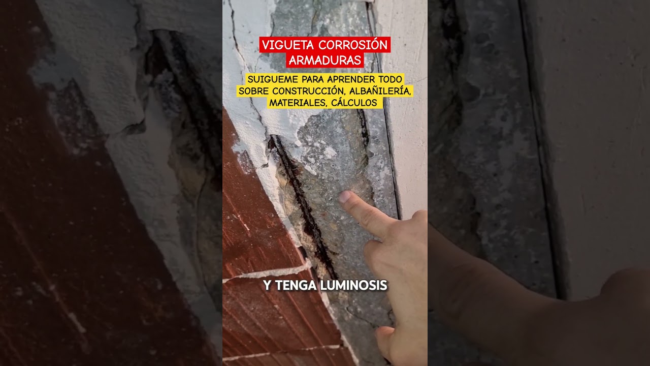 Aprende construcci&oacute;n #corrosion de viguetas #construccion #alba&ntilde;iler&iacute;a #humedades #alba&ntilde;il #goteras