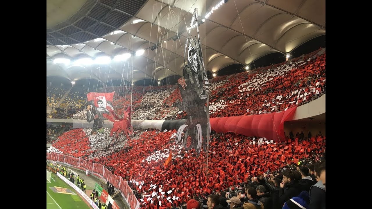 Insane 3D Choreography of PCH Supporters of Dinamo Bucharest against FCSB