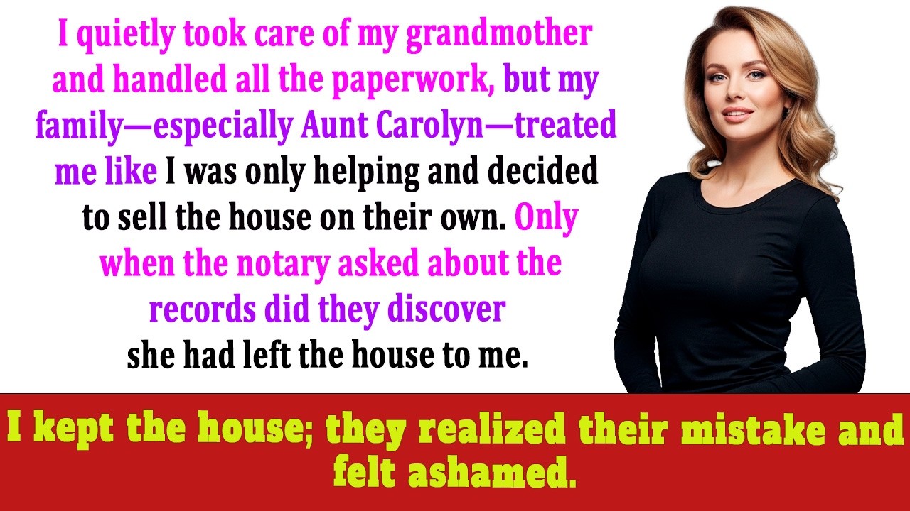 My Aunt Announced She Was Selling Grandma’s House — Then the Notary Asked One Question