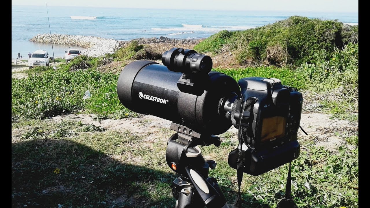 Celestron C90 + DSLR цифроскопинг