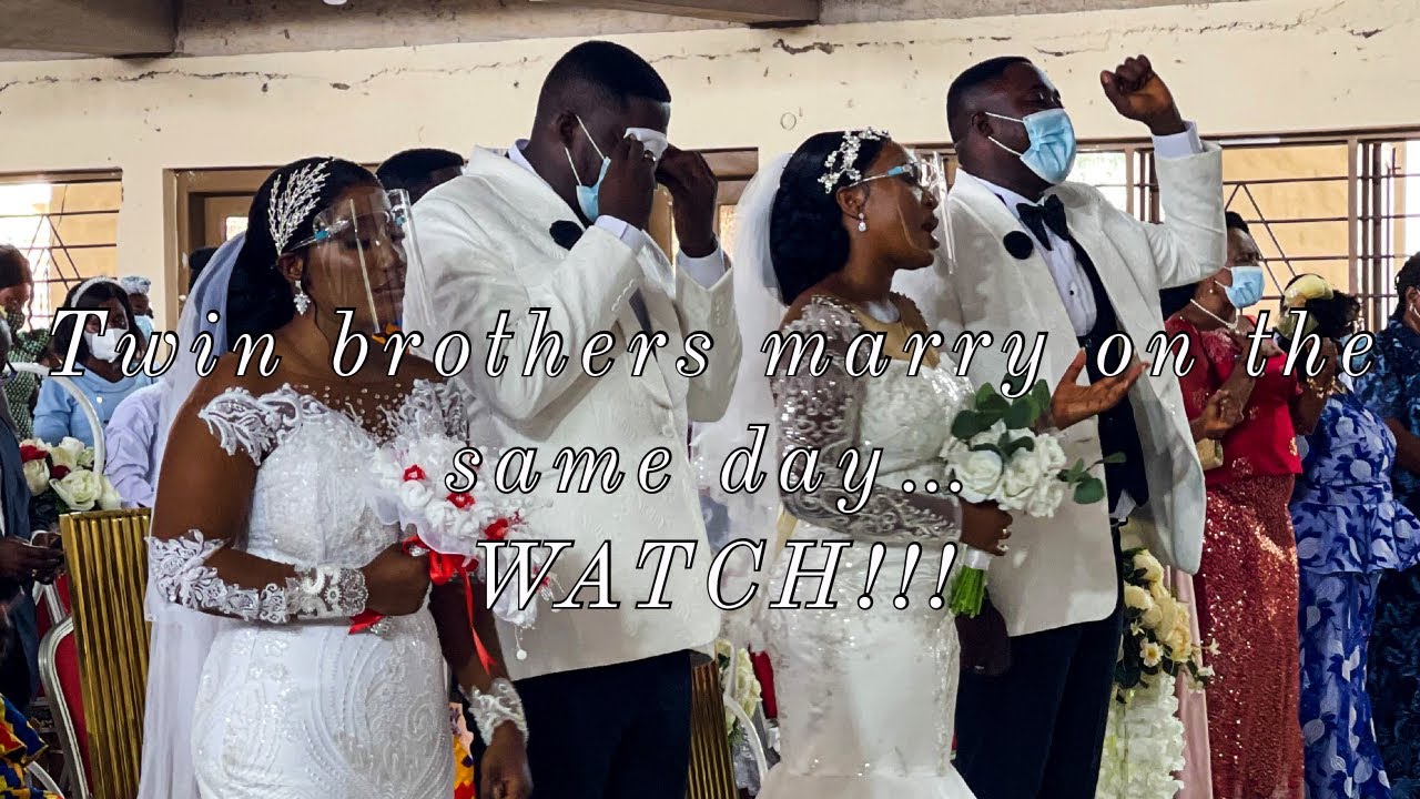 Pentecost Twins marry on the same day, and this happened😳WATCH!!! “Albert Snr. & Albert Jnr.”