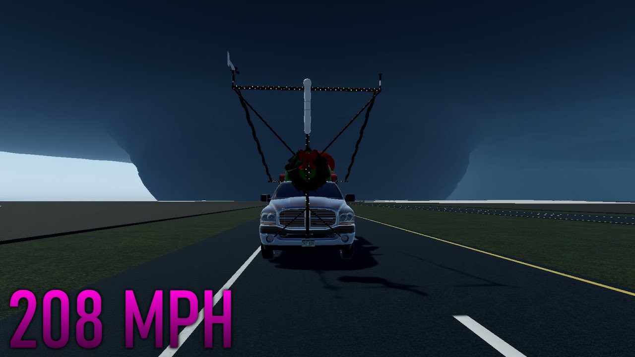 208 MPH Tornado Probe Intercept with Vortex 2 Probe Truck Xmas