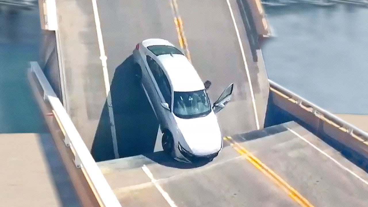 Drawbridge Failures Caught On Camera