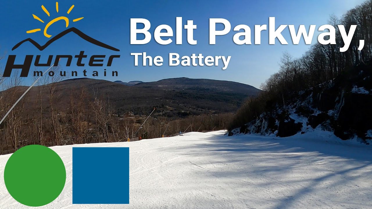 Hunter Mountain - Belt Parkway (Top to Bottom Run) [Easiest Way Down]
