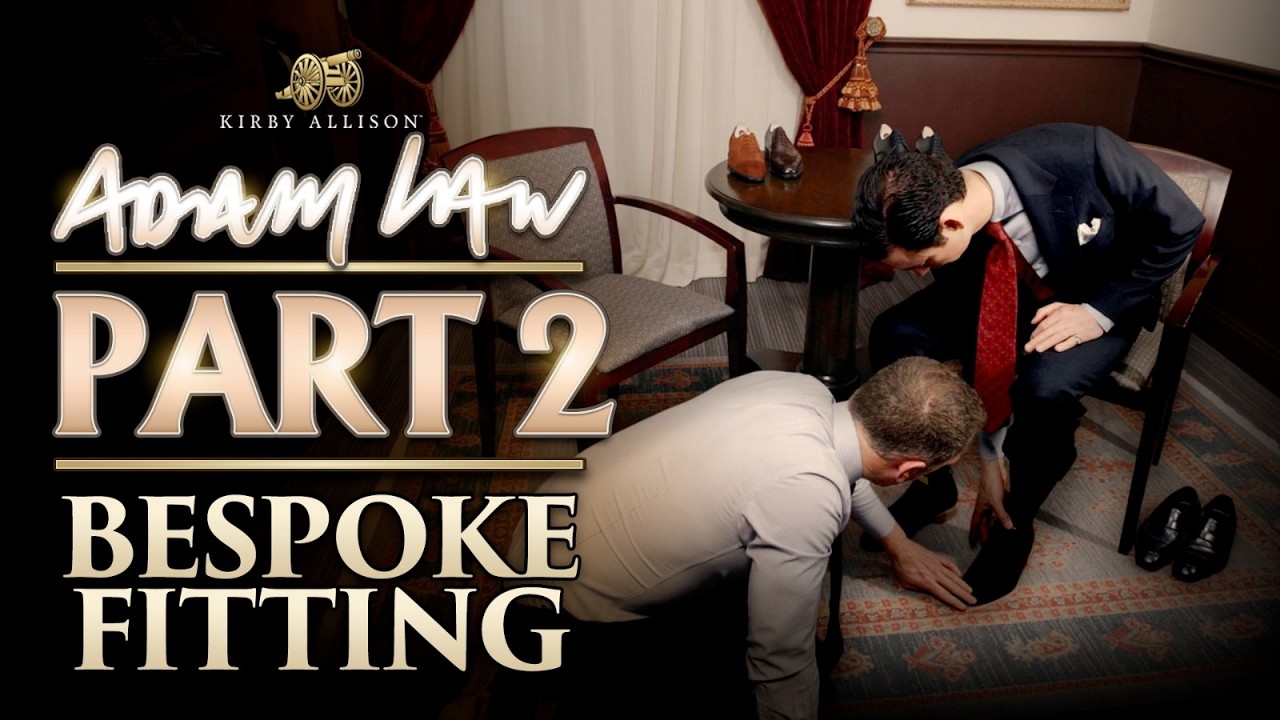 Dopasowanie but&oacute;w chukka na miarę z Adamem Law | Dopasowanie but&oacute;w na miarę | Kirby Allison