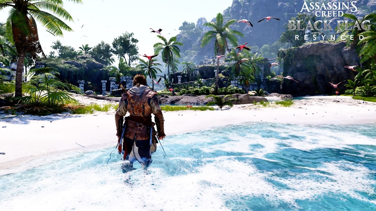 Brand New Assassin's Creed Black Flag Resynced Gameplay... (AC Black Flag Resynced Gameplay)