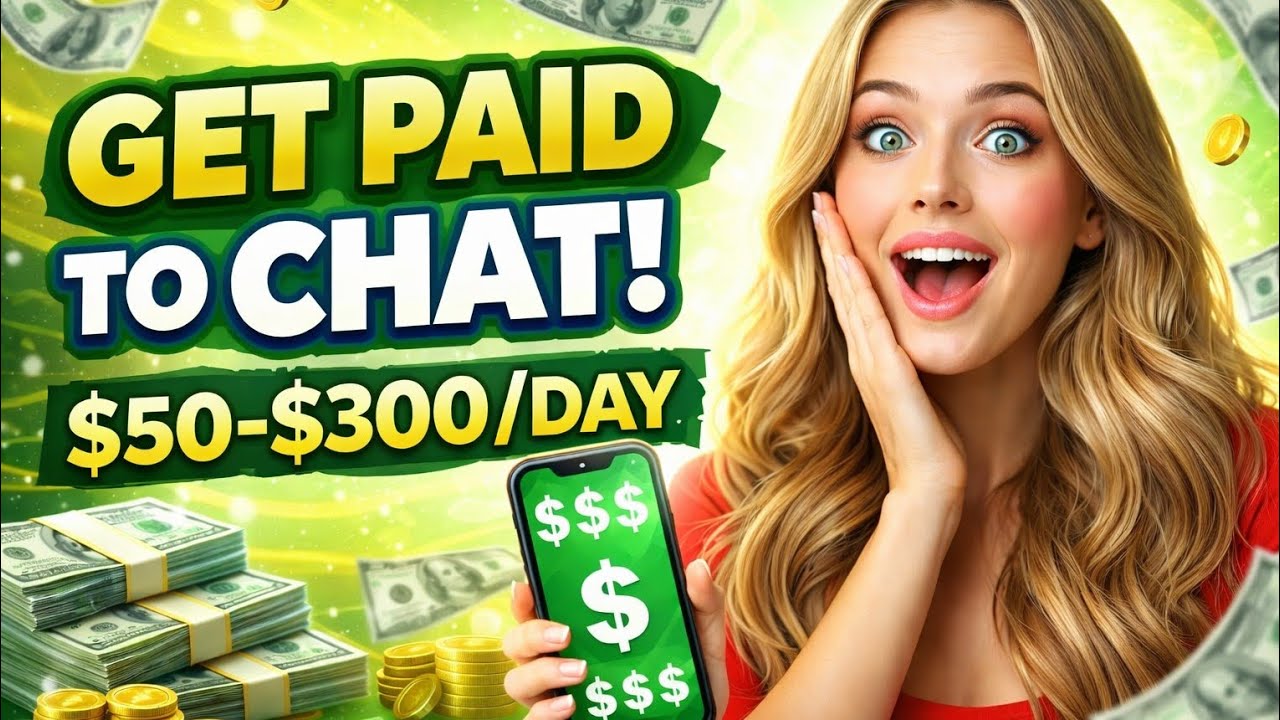Make Money Chatting Online in 2026 (Earn $50&ndash;$300/Day) | 3 Legit Websites That Pay You
