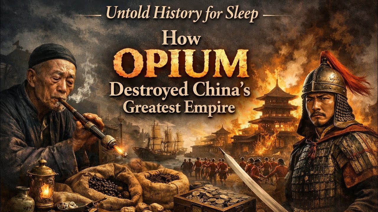 😴How OPIUM Destroyed China's Greatest Empire | Untold History for Sleep..