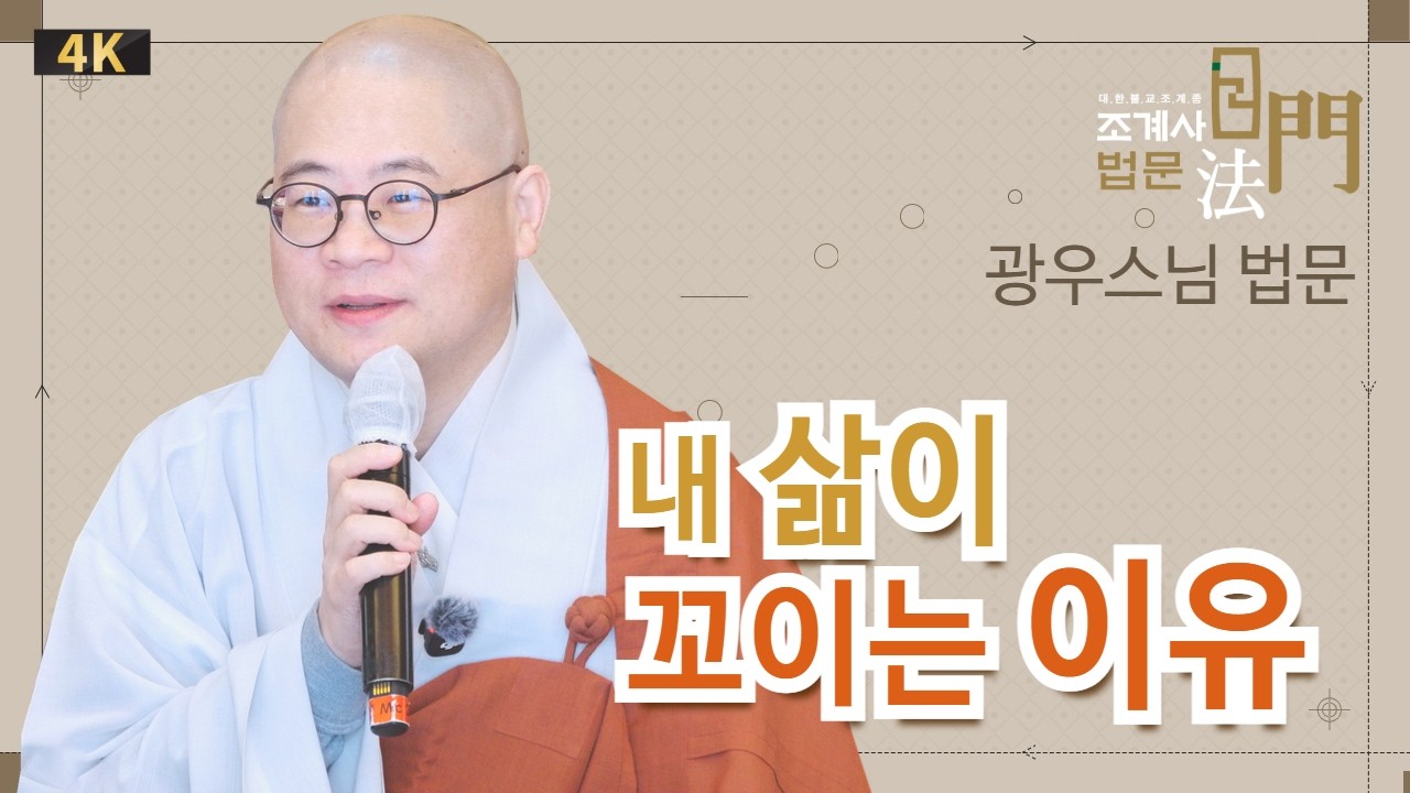 내 삶이 꼬이는 이유 #광우스님 #일요법회 #법문 #조계사