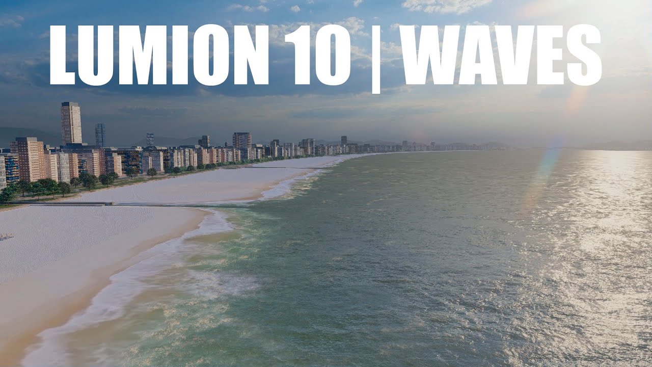 Lumion 10.3: Real Waves Effect on the Beach
