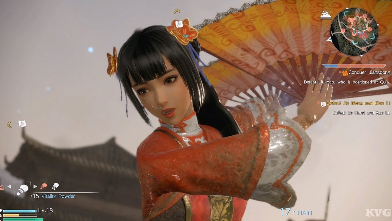 Dynasty Warriors 9 - Daqiao - Open World Free Roam Gameplay (PS4 HD) [1080p60FPS]