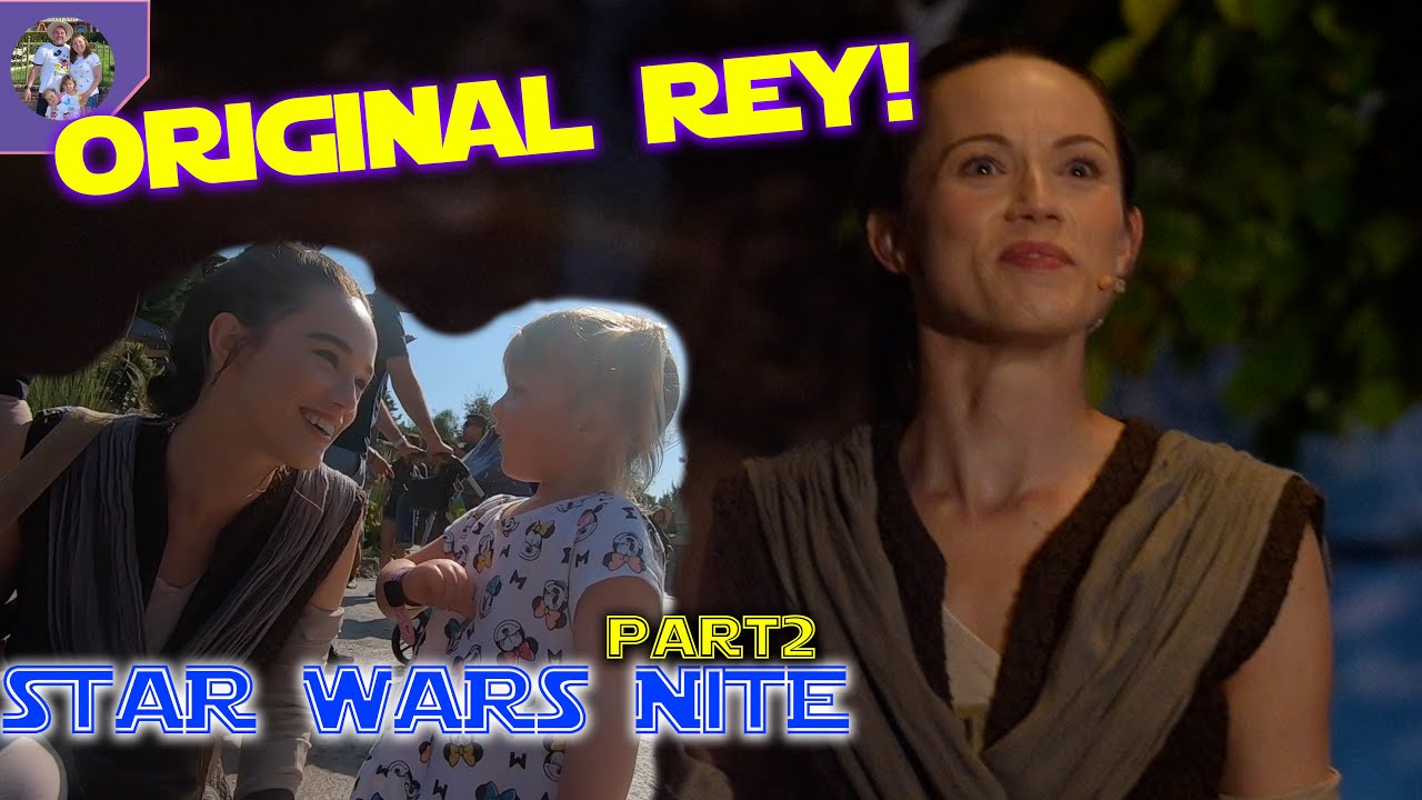 Disneyland StarWars Lightsaber Meet Up Original Rey! Part2!