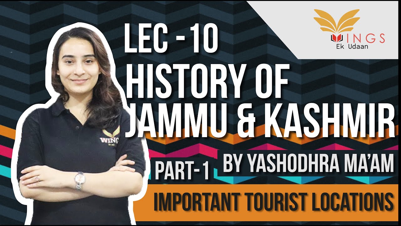 Important Tourist Locations of Jammu & Kashmir||Lec-10||Part-1||JKSSB||JKPSC||UPSC