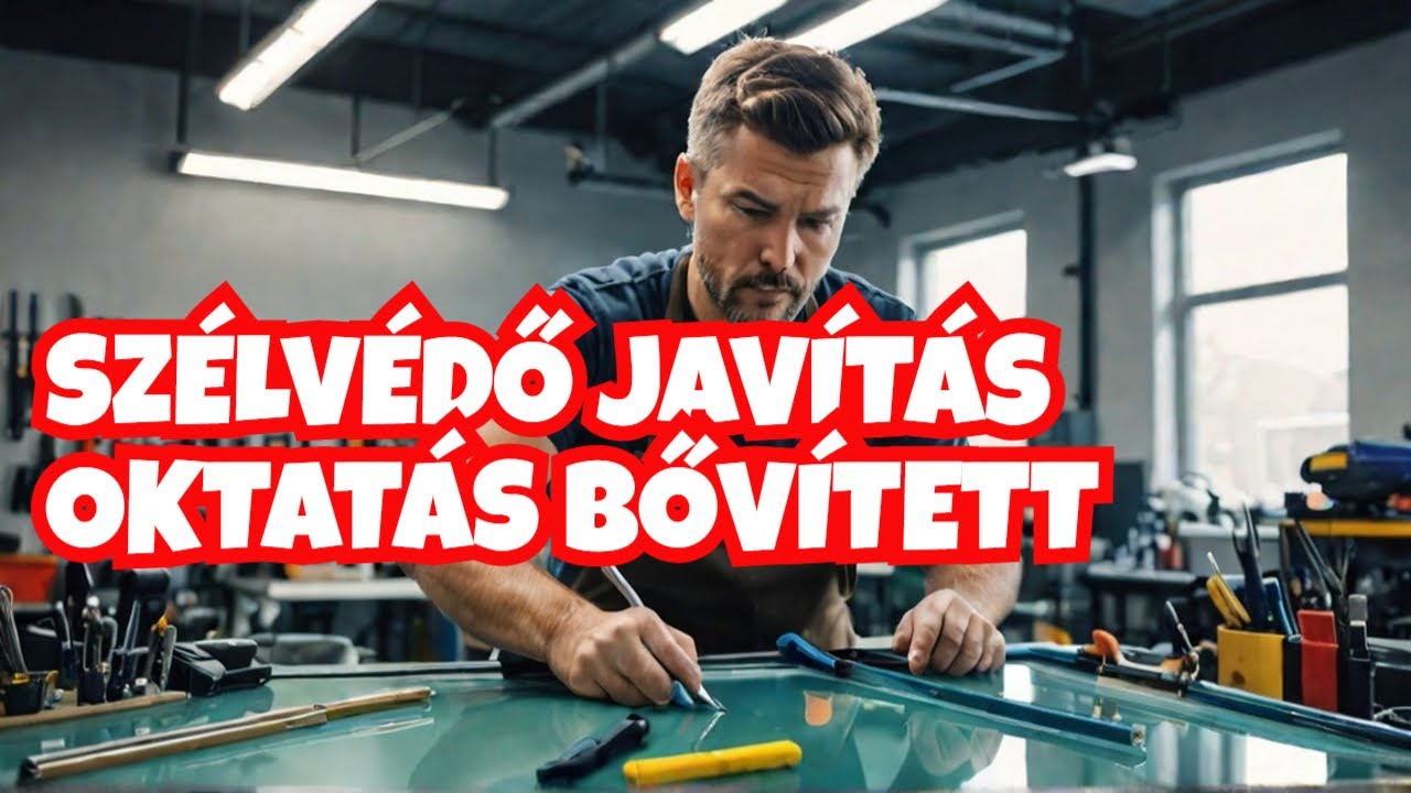Szélvédő javítás oktatás - bővített kiadás ( Több kollega véleménye egy videóban )