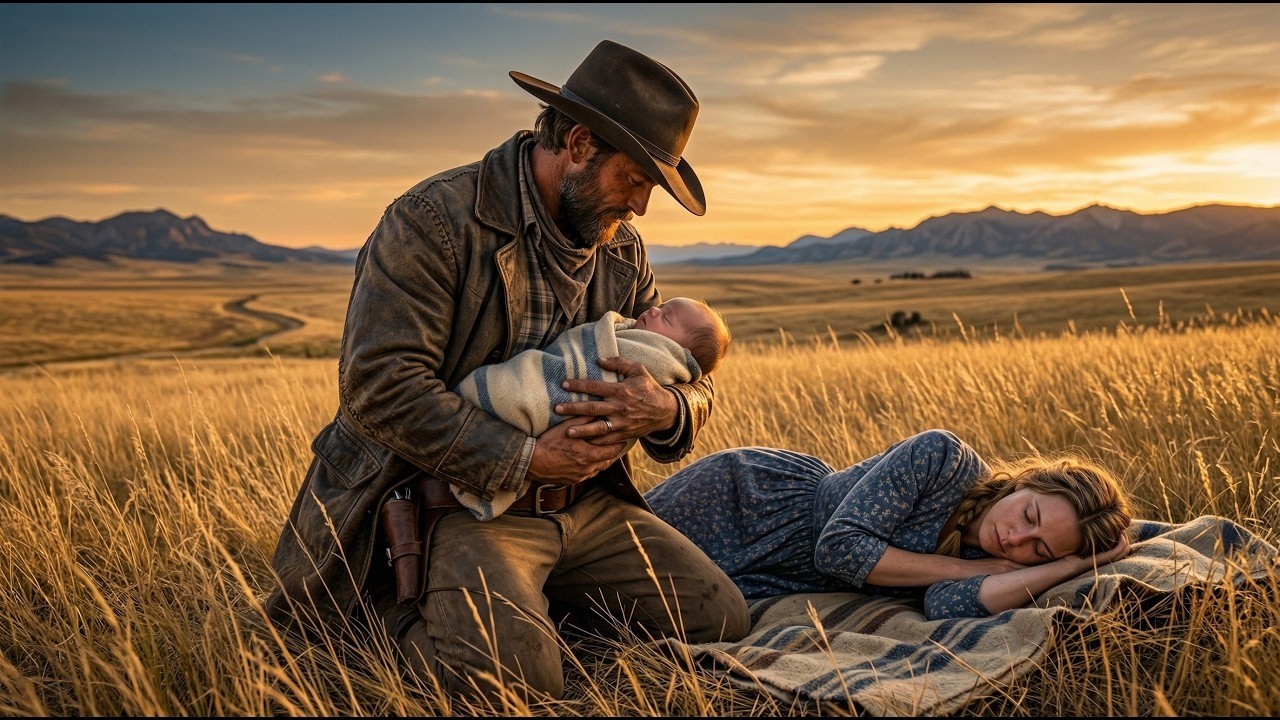 « Son bébé pleurait dans l’herbe… puis le cow-boy fit l’impensable »