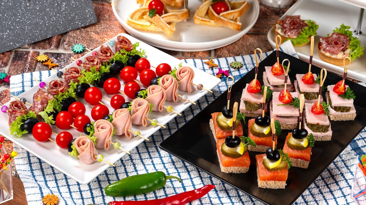 Легкие, простые и вкусные рецепты закусок, которые всех удивят. Быстрые закуски для вечеринки