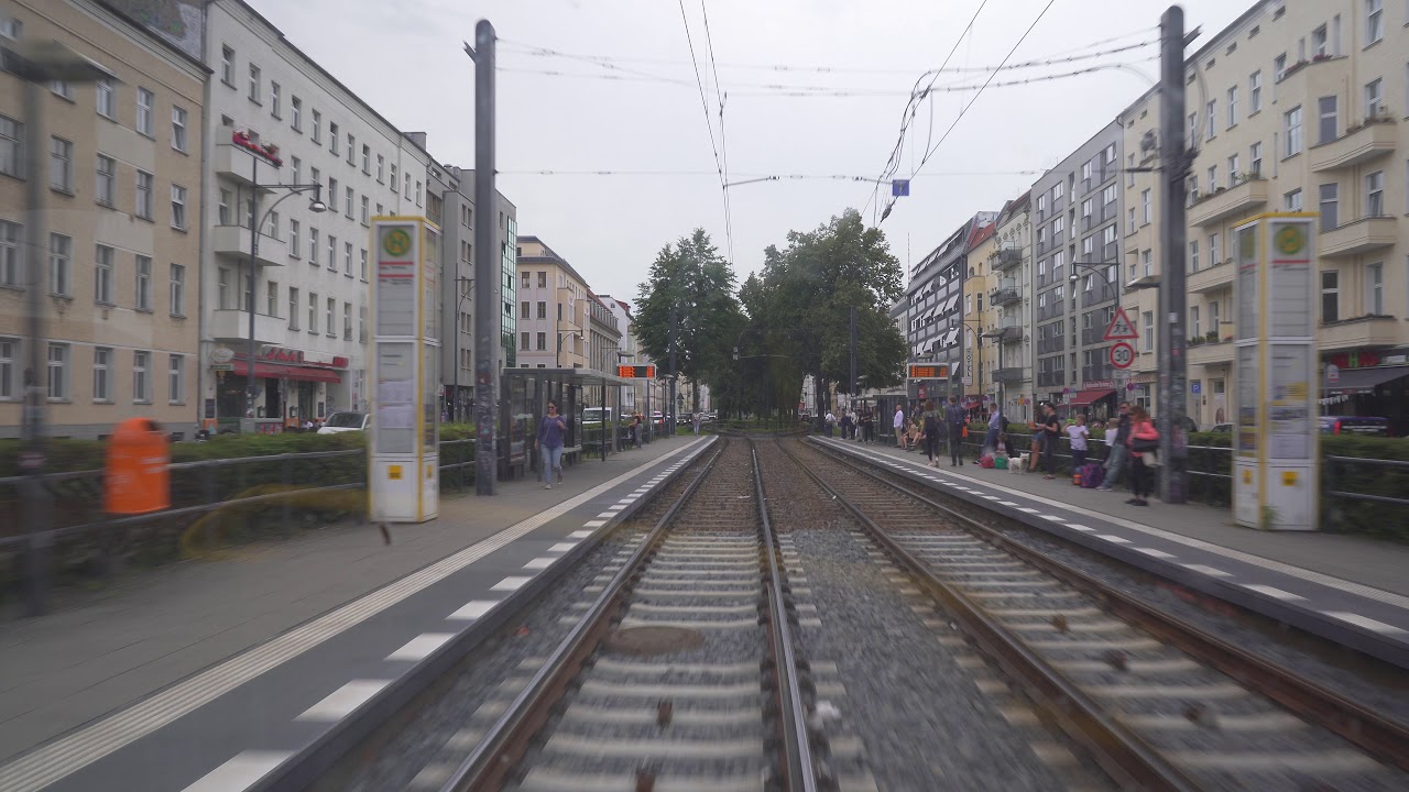 Germany, Berlin, Straßenbahn M4 ride from Alexanderplatz to Greifswalder Straße