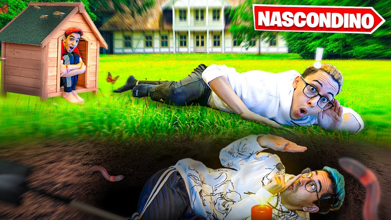NASCONDINO CHALLENGE NELLA STREAM HOUSE...