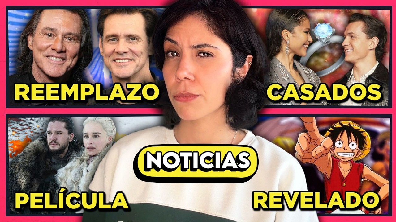 ¡ZENDAYA Y TOM CASADOS! | ¿JIM CARREY FUE REEMPLAZADO? | PELÍCULA GAME OF THRONES