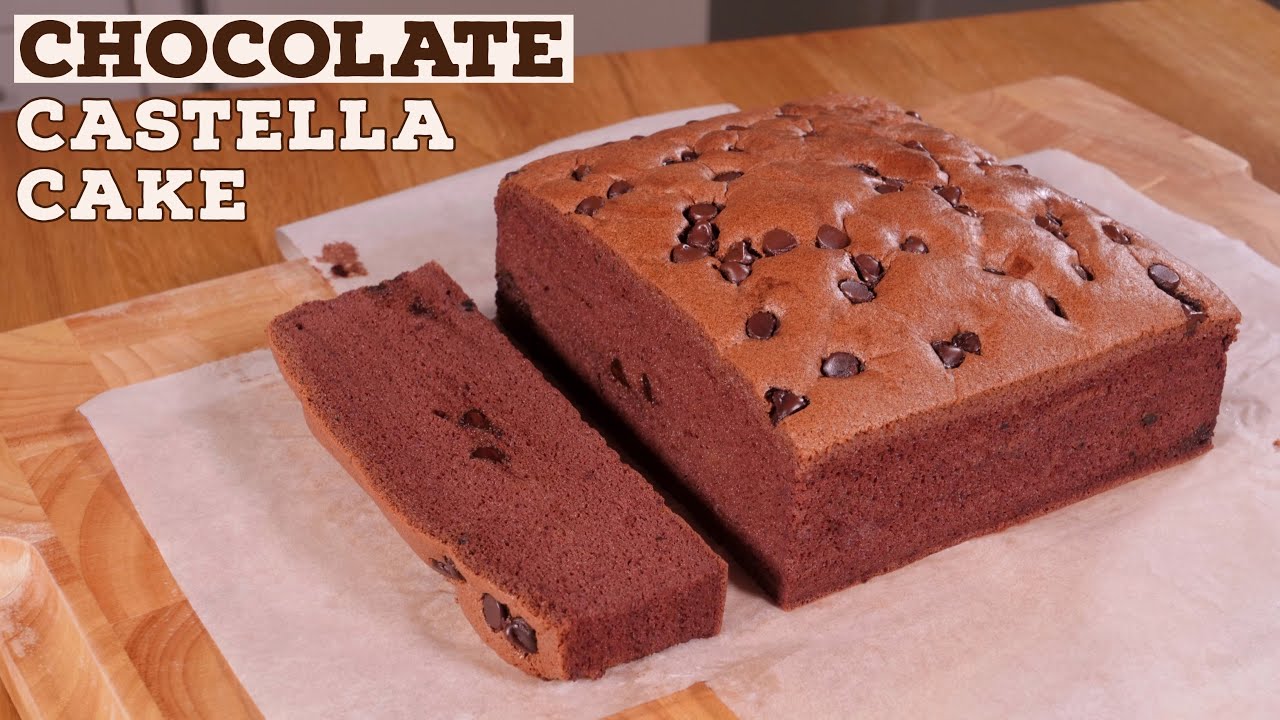Chocolate Castella Cake Recipe | Just Cook!