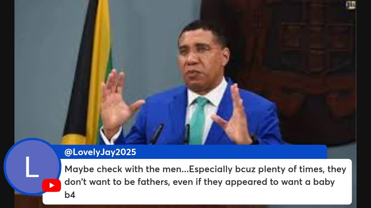 Holness calls on Diaspora to Come Home Help Fix Jamaica's Falling Birth-rates