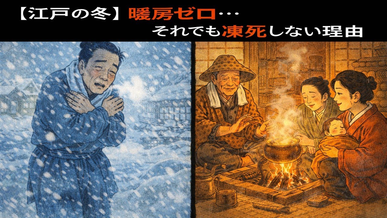 【江戸の冬】暖房なし、壁は紙一枚…それでも凍死しなかった「長屋の生存戦略」