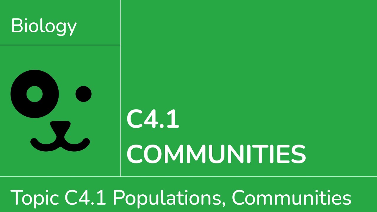 C4.1 Сообщества [IB Biology SL/HL]