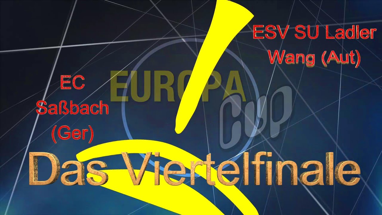 Icestock Europacup 2024 Bruneck Viertelfinale EC Saßbach(Ger) gegen ESV SU Ladler Wang (Aut)