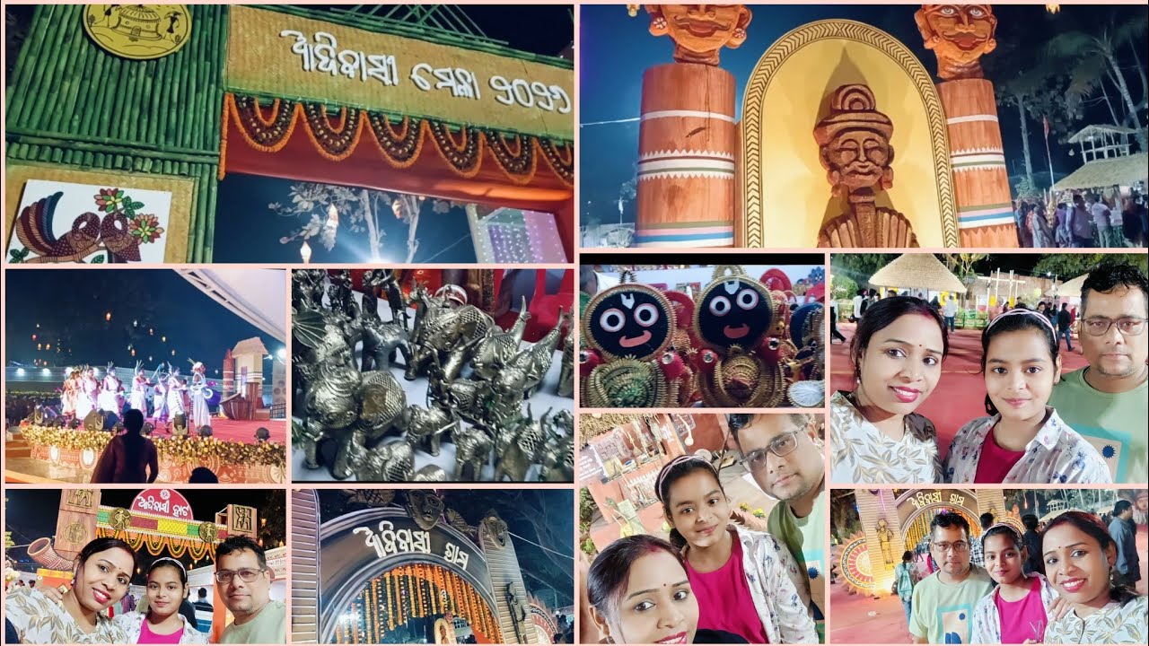 Adivasi mela at bhubaneswar, exhibition ground 