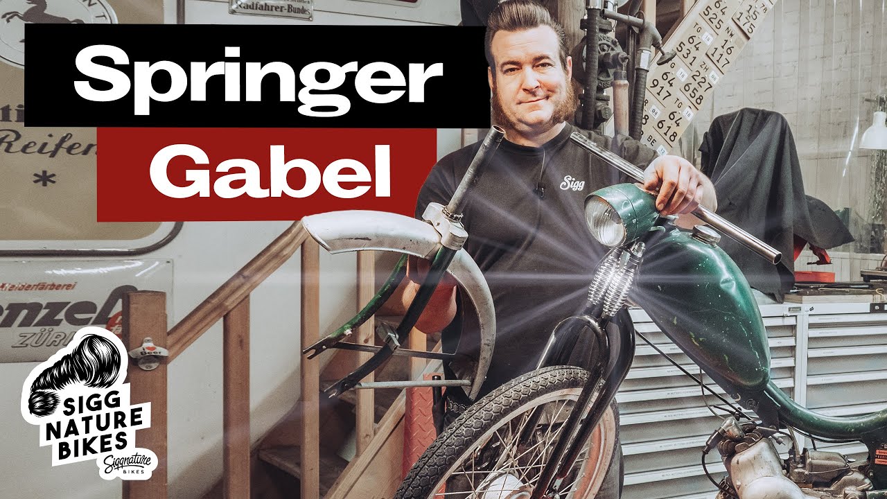 MOFA TUNING FÜRS AUGE | Custom Mofa Springer Gabel