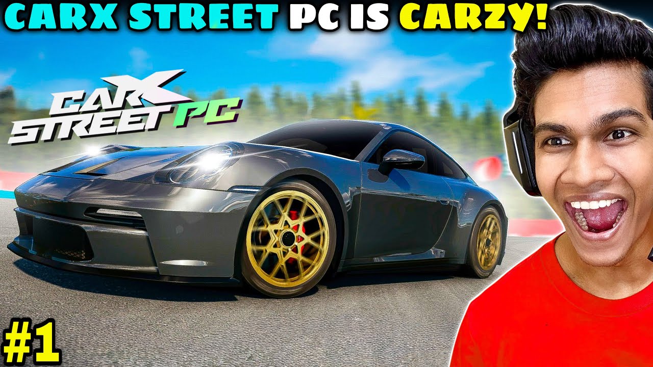 FINALLY PLAYING CARX STREET ON PC! 😍🔥- CARX STREET PC GAMEPLAY #1 