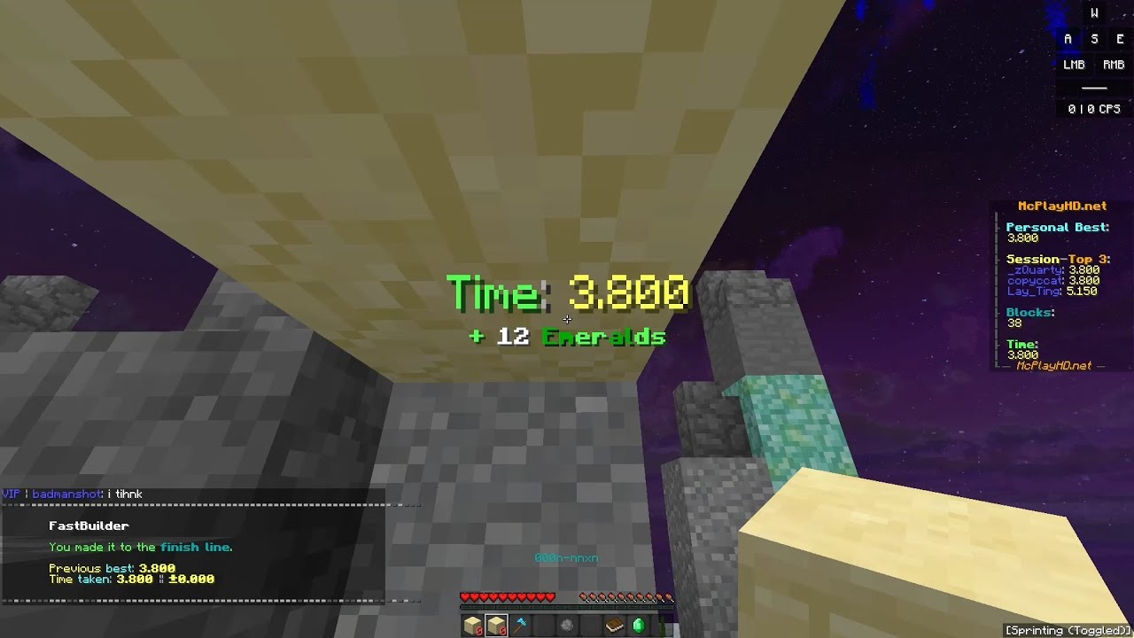 3.8 on McplayHD (Former World Record Tied)