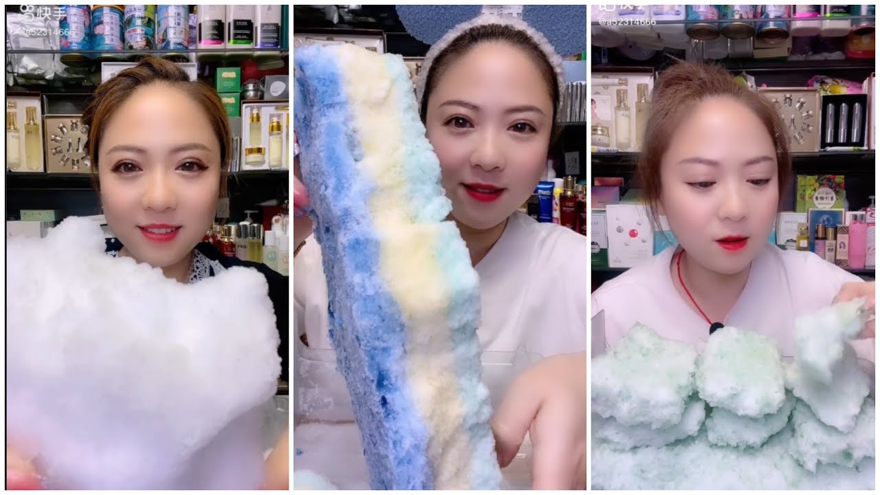 EP.287EATING ICE | FREEZER FROST.asmr iceeating #freezerfrost #iceeating