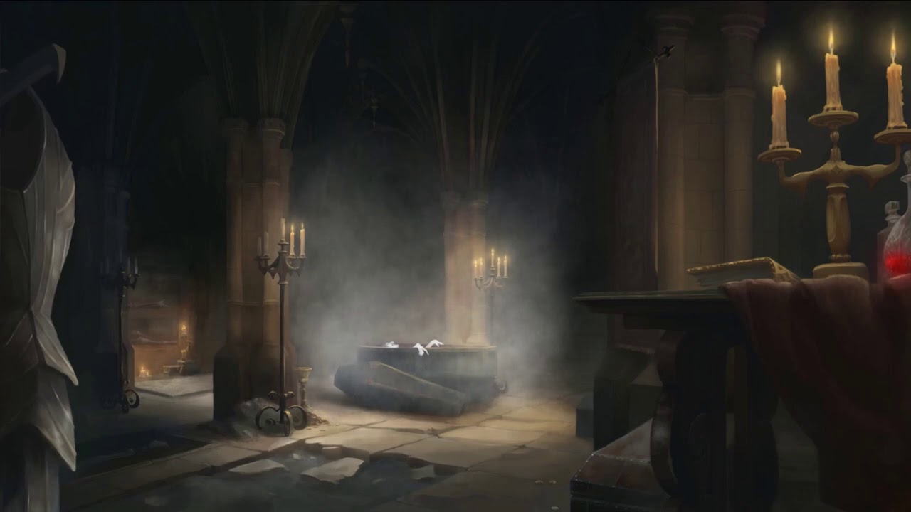 Dracula's Crypt 🧛🏼‍♂️ - ASMR Ambience