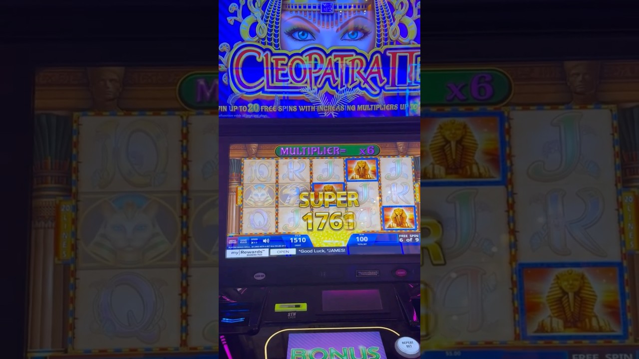 Cleopatra II #casino #slotscasinogames #slotmachinejackpot #slot #jackpot #palacestation