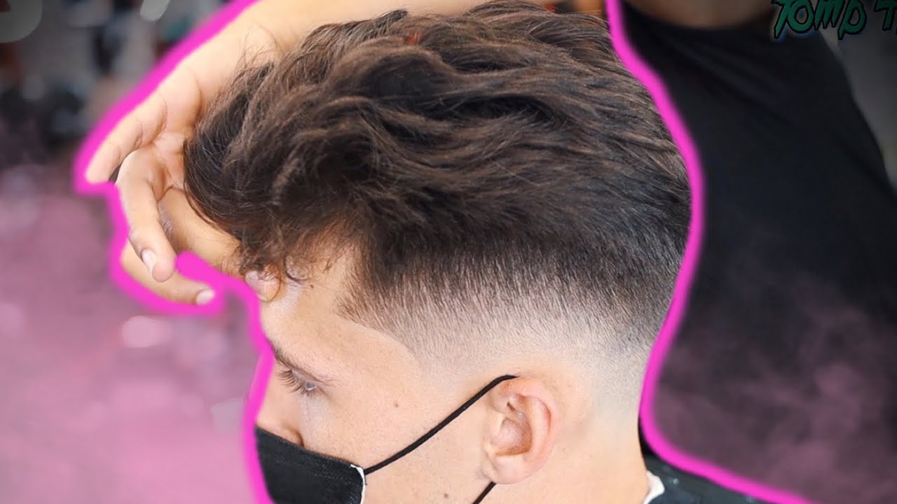 THE FLARED FADE CUT! How to do a Messy top bald fade