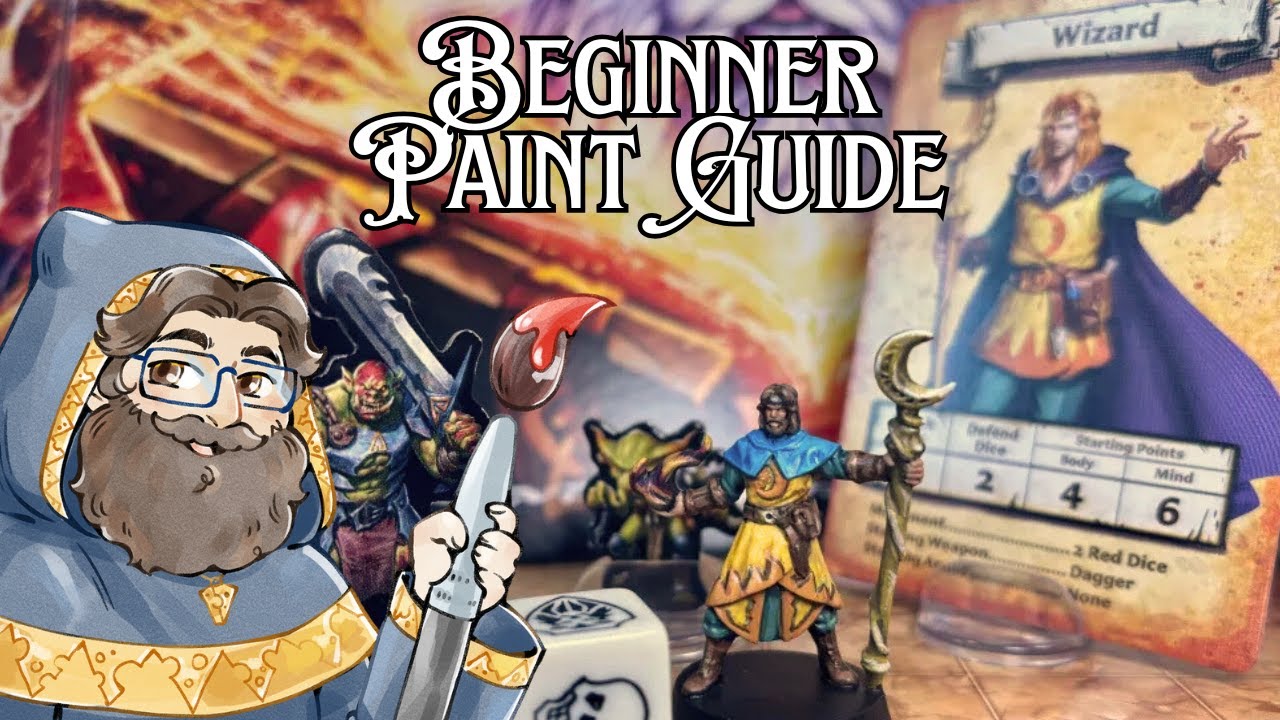 Руководство для начинающих по покраске карт в Heroquest: Часть 2. Волшебник