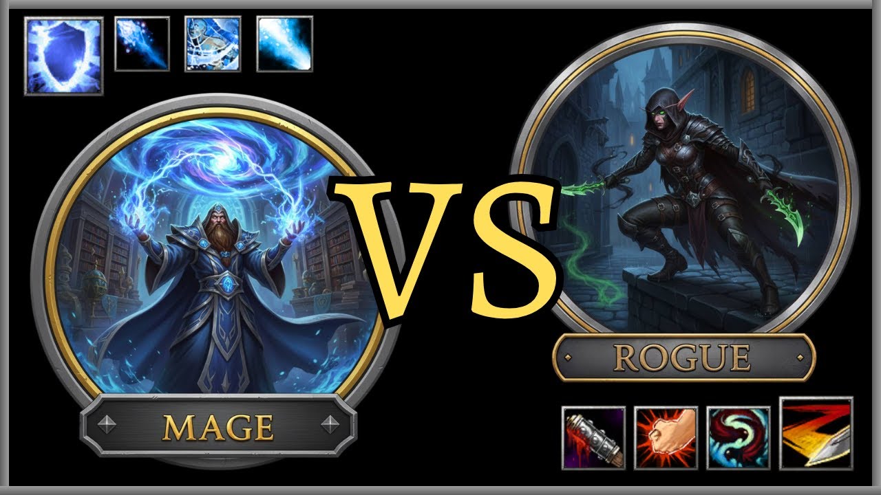 INSANE SUB ROGUE vs FROST MAGE | Epic PvP Arena 1v1