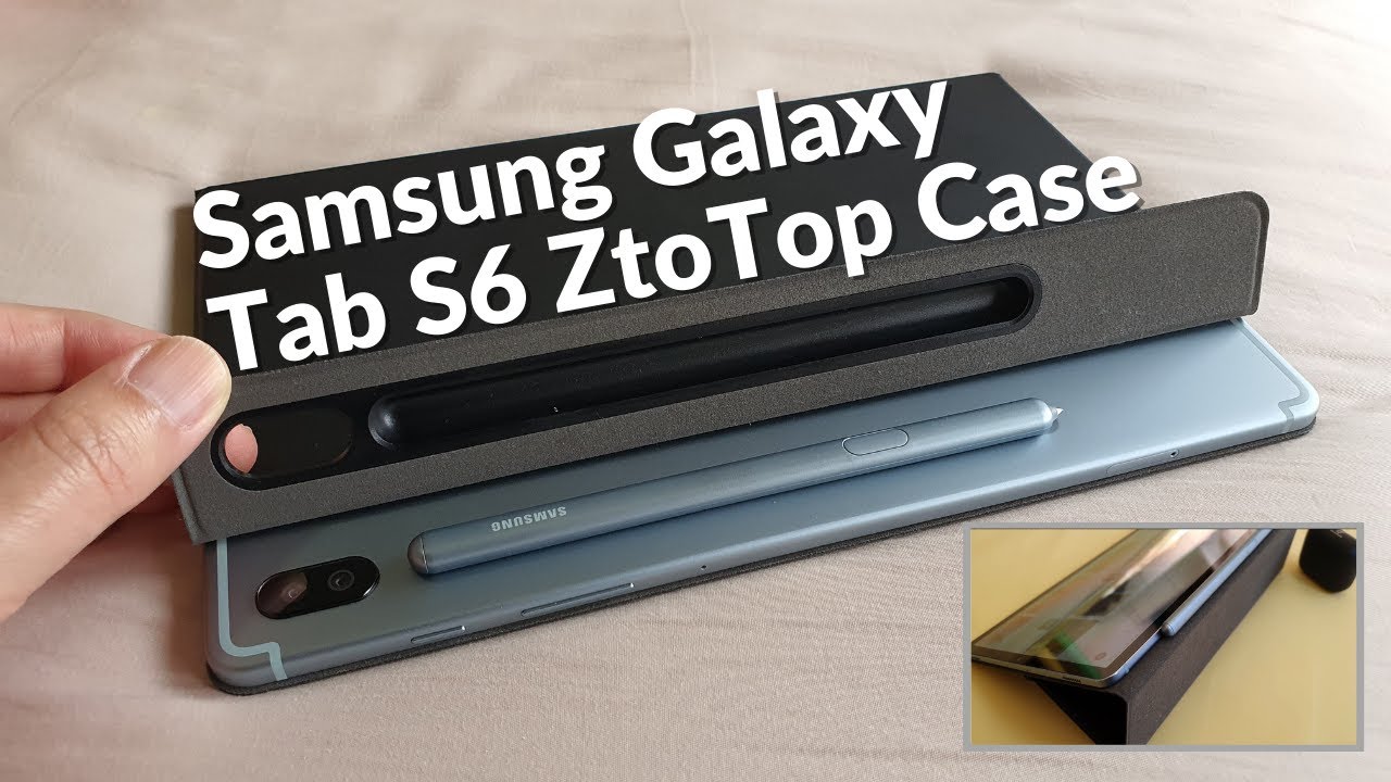 Best Samsung Galaxy Tab S6 book cover case - ZToTop - after 9 months of rough usage