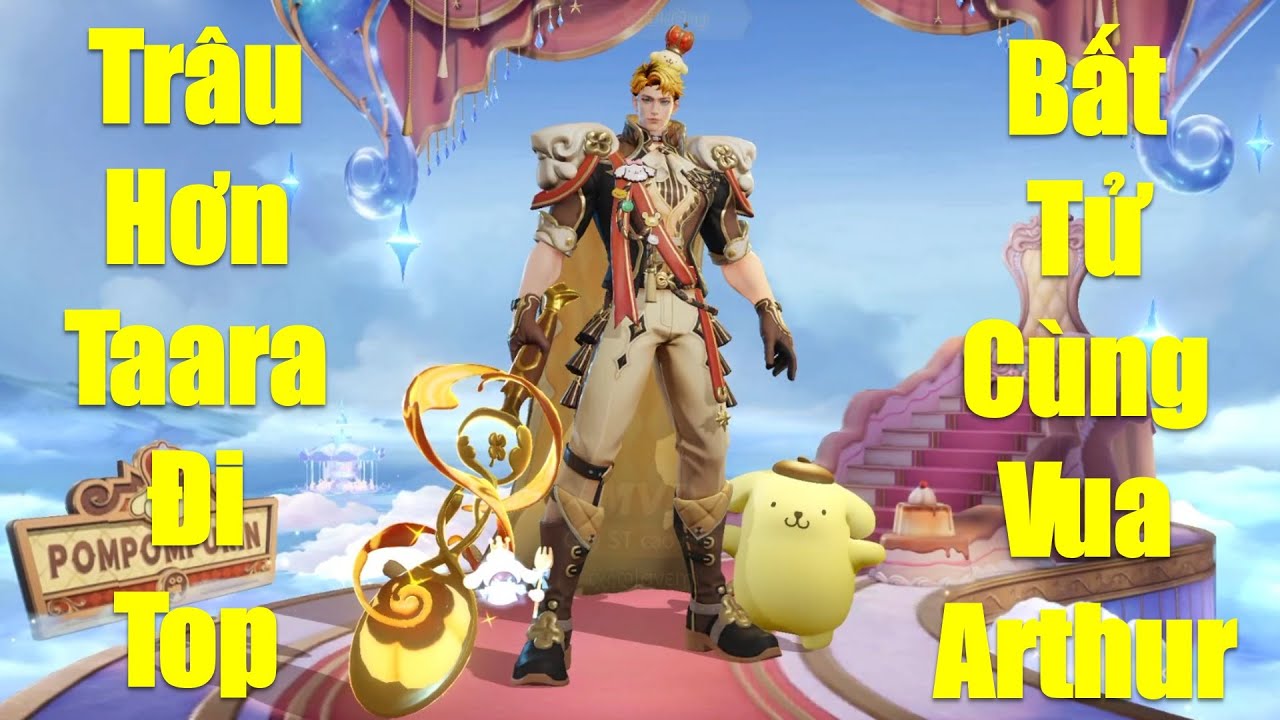 Cách Arthur PomPomPurin đi top bón hành Taara để xem ai trâu hơn