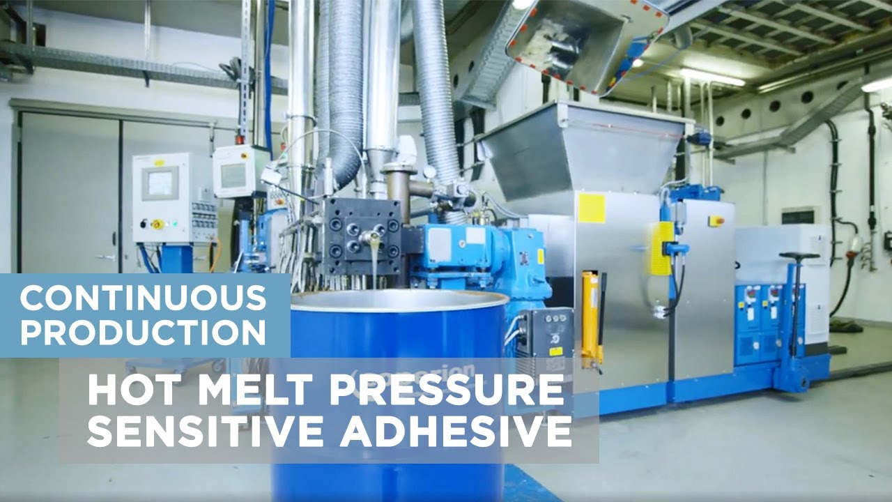 Continuous Production of Hot Melt Pressure Sensitive Adhesive (HMPSA )