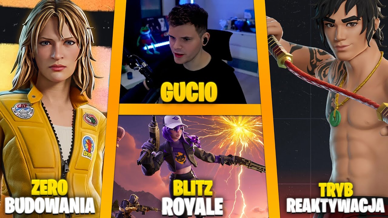 GUCIO I FORTNITE I ZA STARY NA FORTNITE? I NAJLEPSZE MOMENTY STRIMA #955