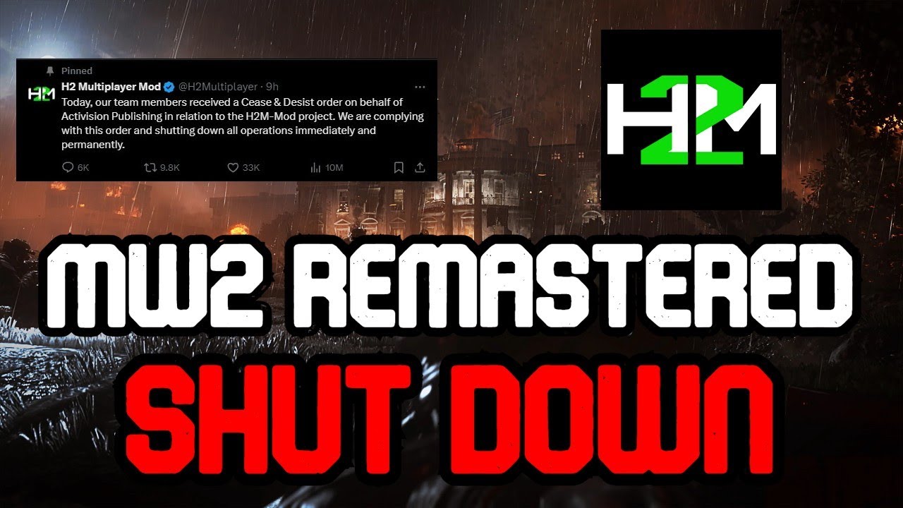 Activision SHUTS DOWN MW2 Remastered - RIP H2M Mod