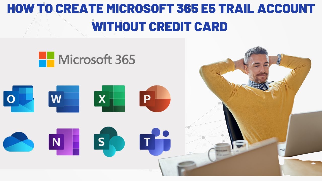 How to Create Microsoft 365 E5 Trial Account without Credit Card | Add Office 365 E5 Trail Account