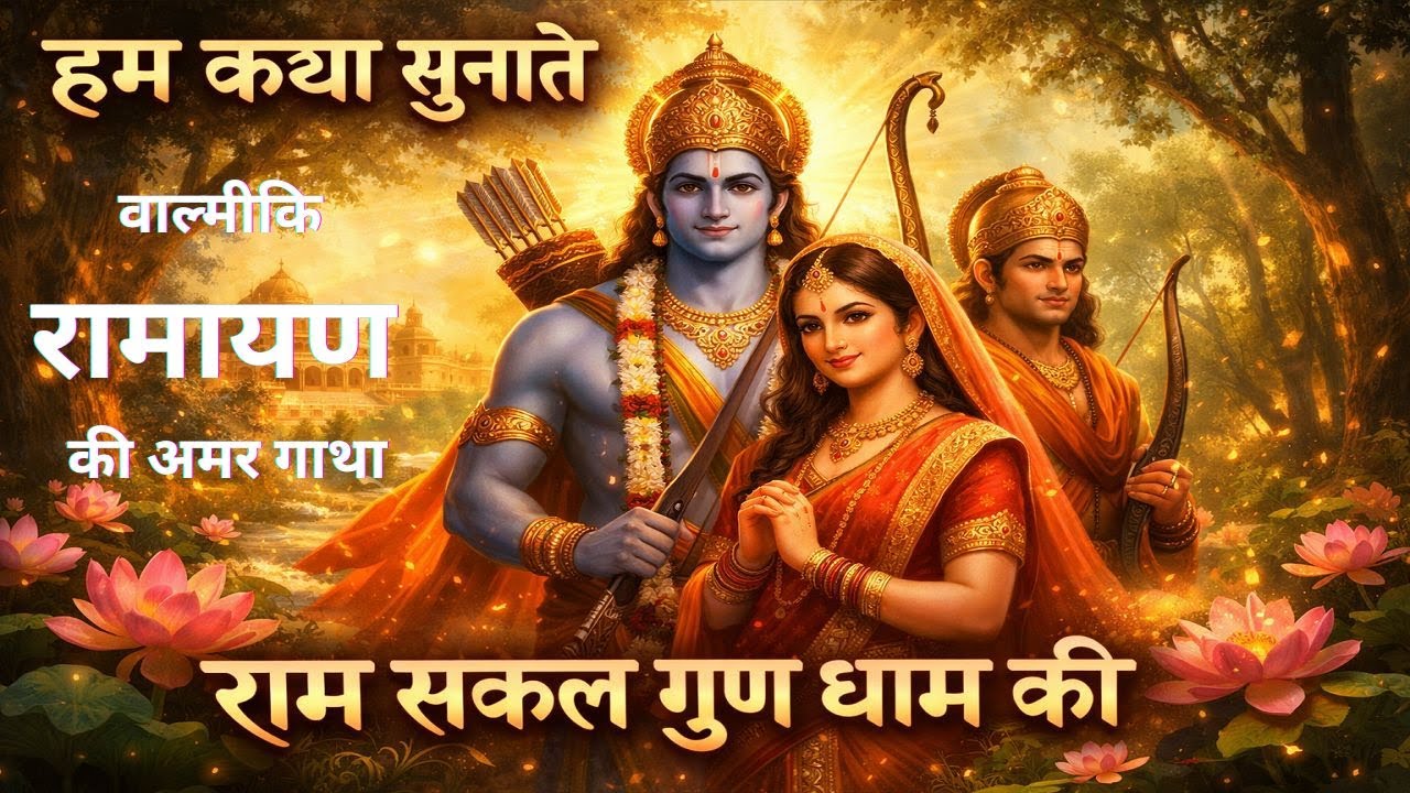 रामायण कथा | श्रीराम लीलाएँ | सीता माता, लव–कुश और रघुकुल की दिव्य कथा | Bhakti Ram Katha #ramayan