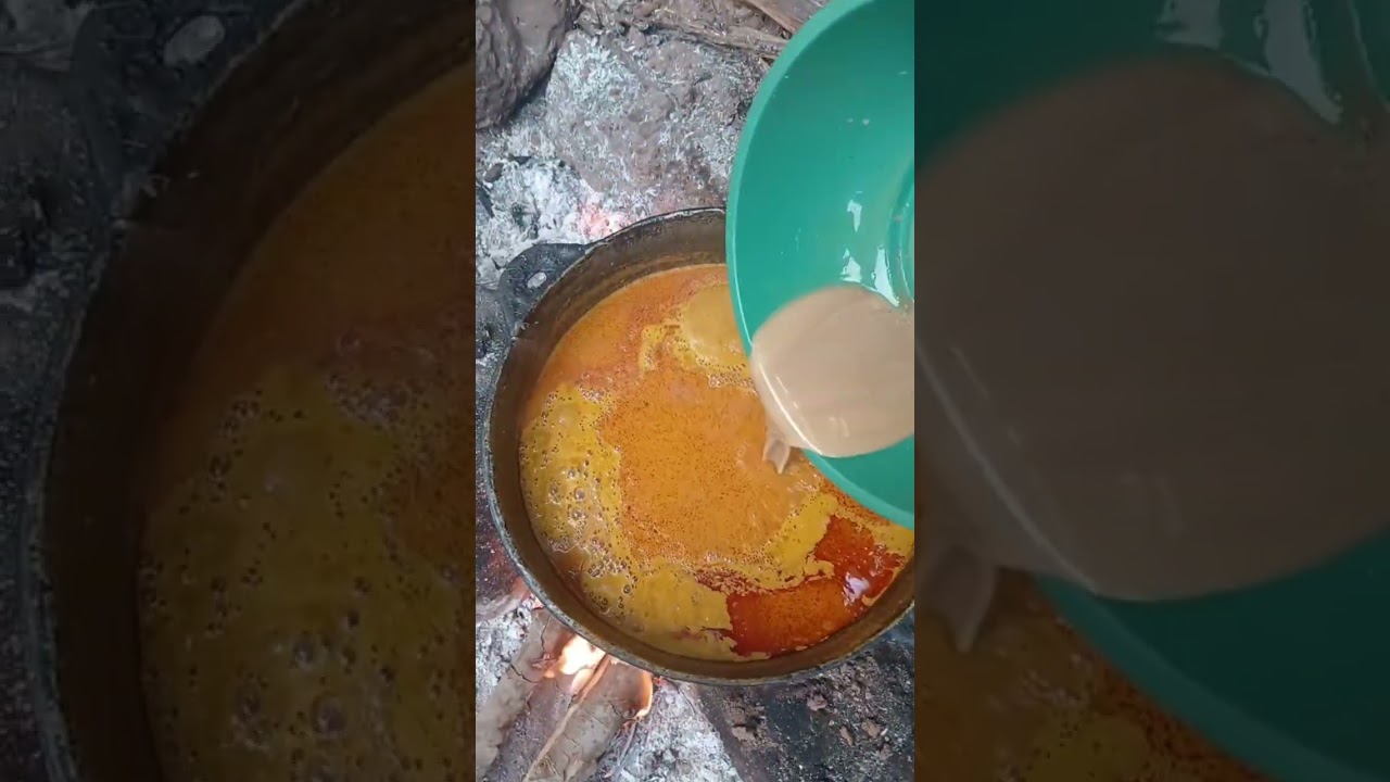Banga and cotton seed soup #lifestylevlog #bangasoup 